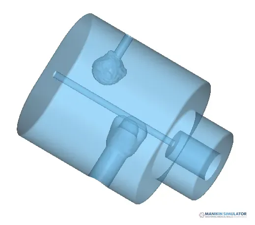 Drawing of EBUS-GS Training Model Drawing of EBUS-GS Training Model