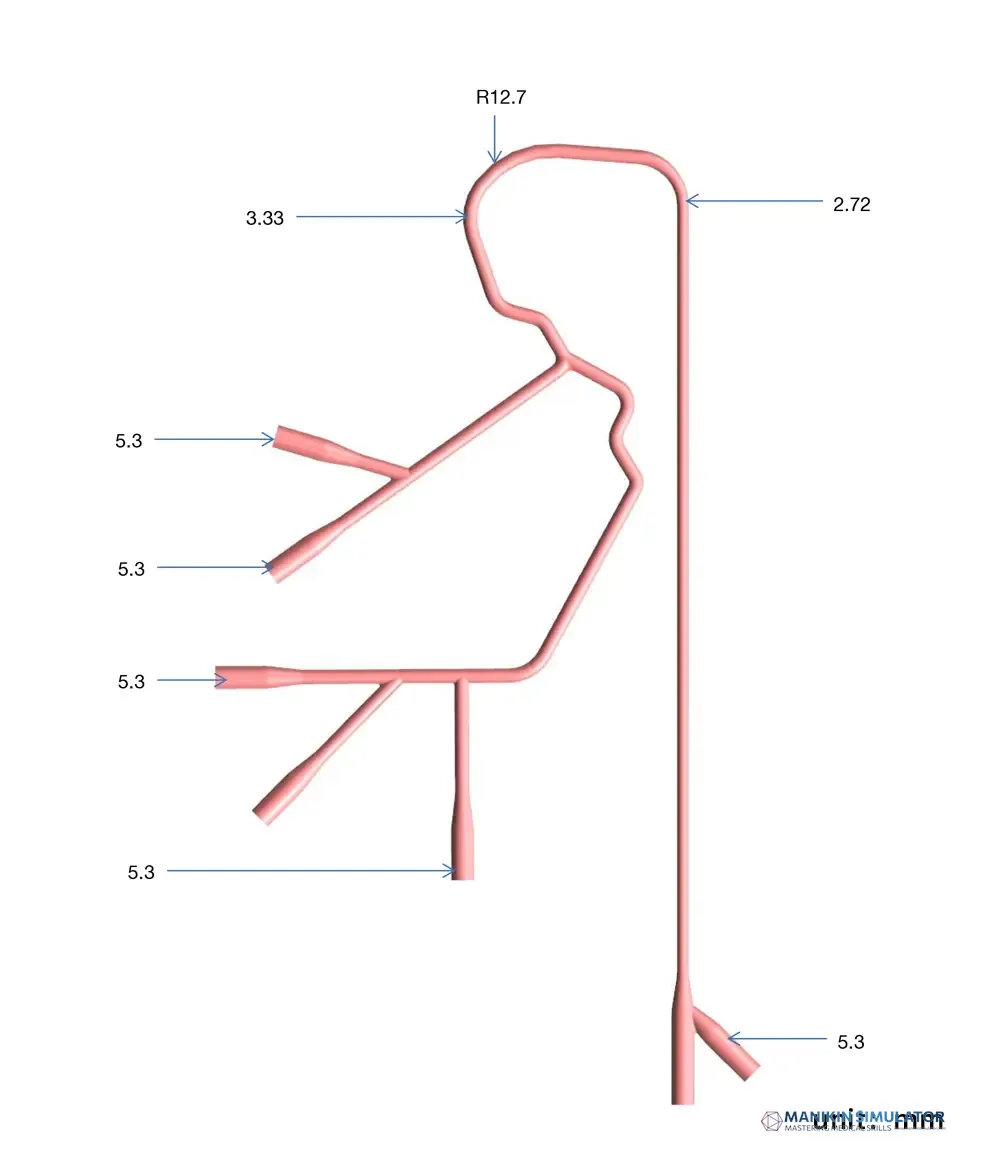 Drawing of F2394-X2.4 Standard Test Vessel Model