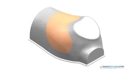 Drawing of Internal Medicine Thoracoscopic Training Model Drawing of Internal Medicine Thoracoscopic Training Model