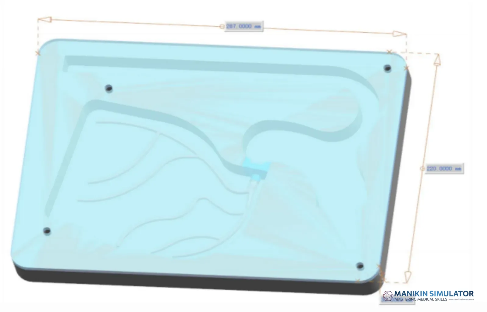 Drawing of Planar Left Coronary Vessel Model (Radial Artery Approach) Drawing of Planar Left Coronary Vessel Model (Radial Artery Approach)
